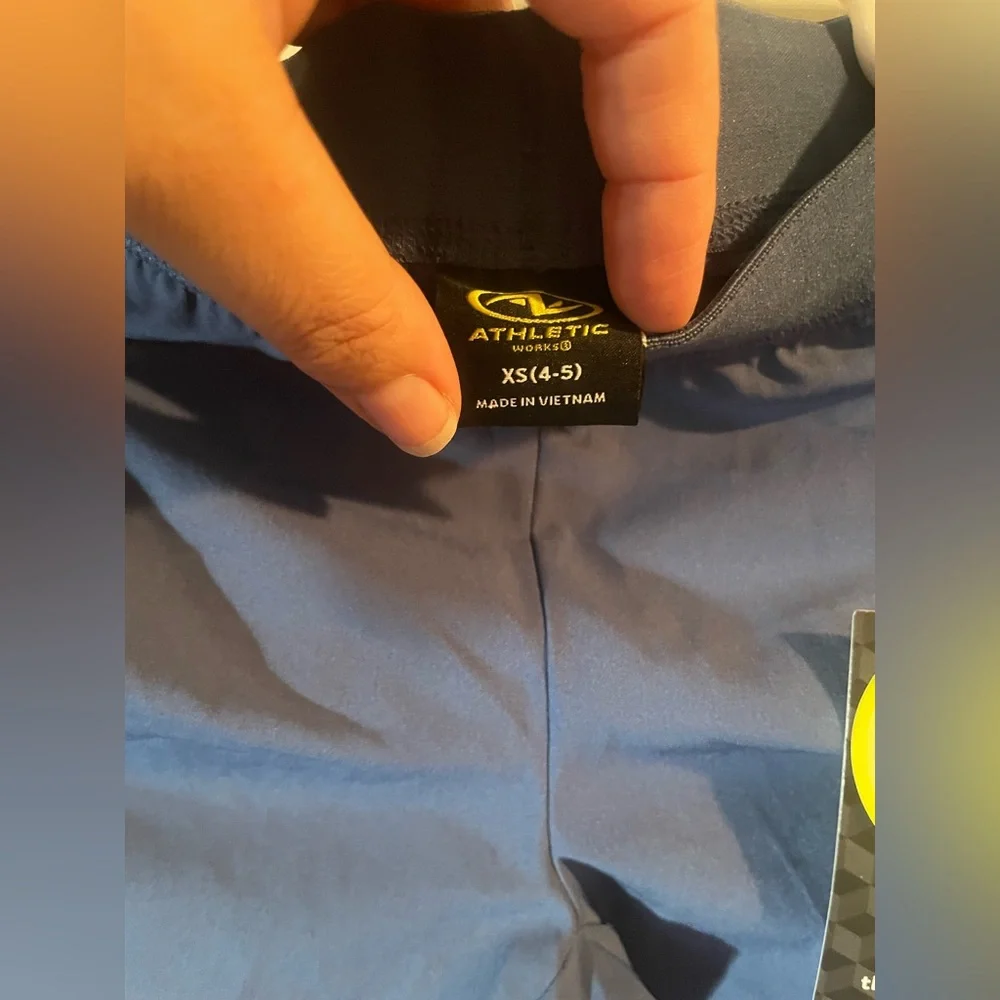 Athletic Works’ Boys Blue and‎ Black Moisture Wicking Pants! NWT! Size XS!